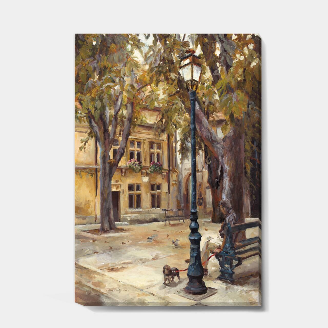 Designart - Provence French Village II - French Country Canvas Art